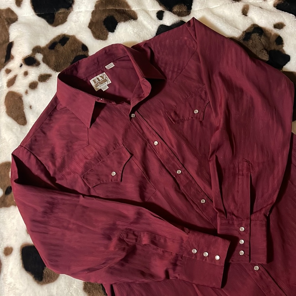 Men’s | Ely Plains Cattleman | long sleeve | pearl snap button down | western